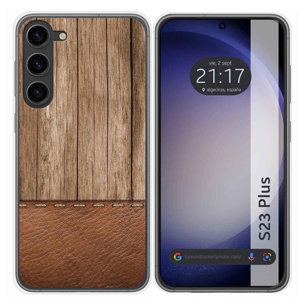 Funda Silicona para Samsung Galaxy S23+ Plus 5G diseño Madera 09 Dibujos