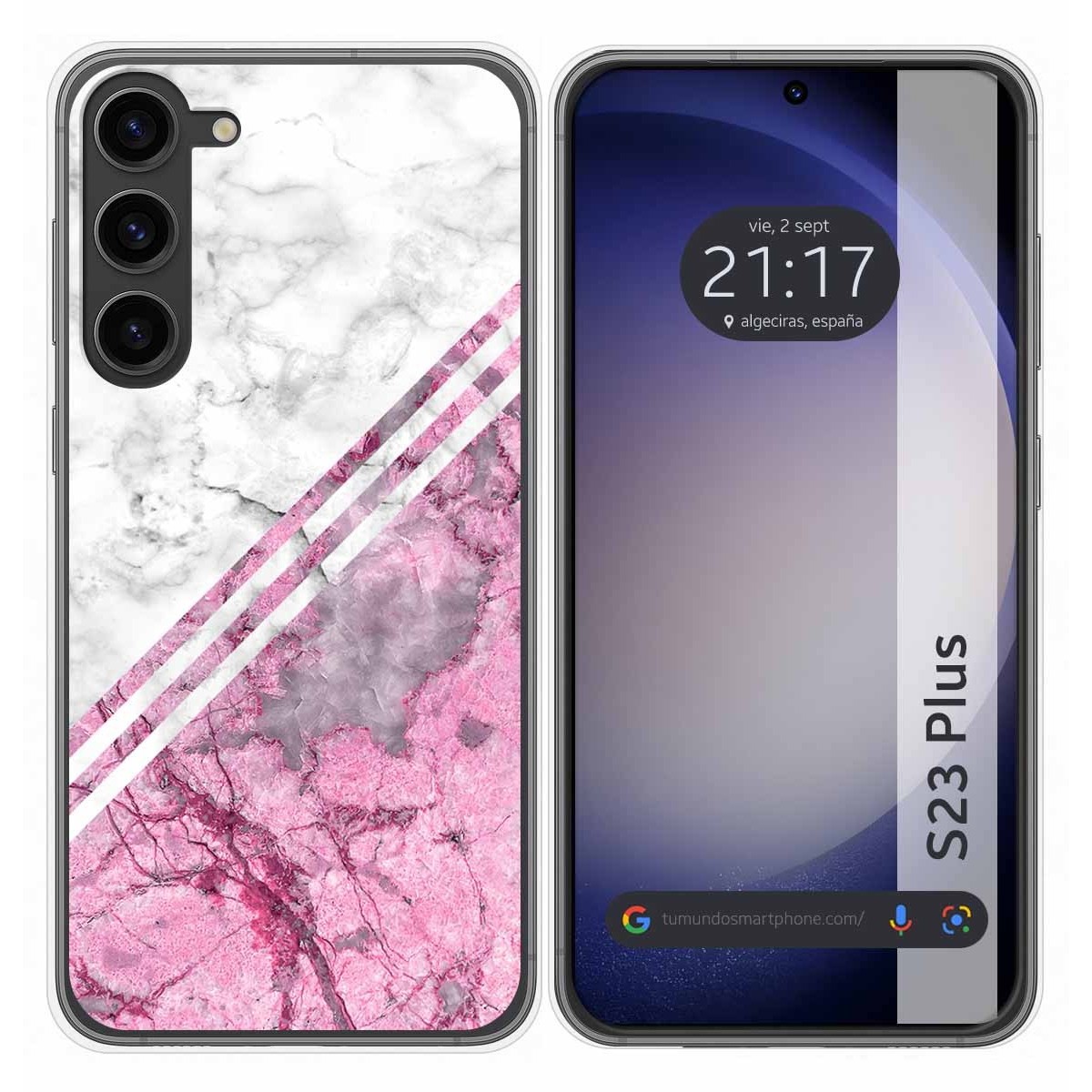 Funda Silicona para Samsung Galaxy S23+ Plus 5G diseño Mármol 03 Dibujos