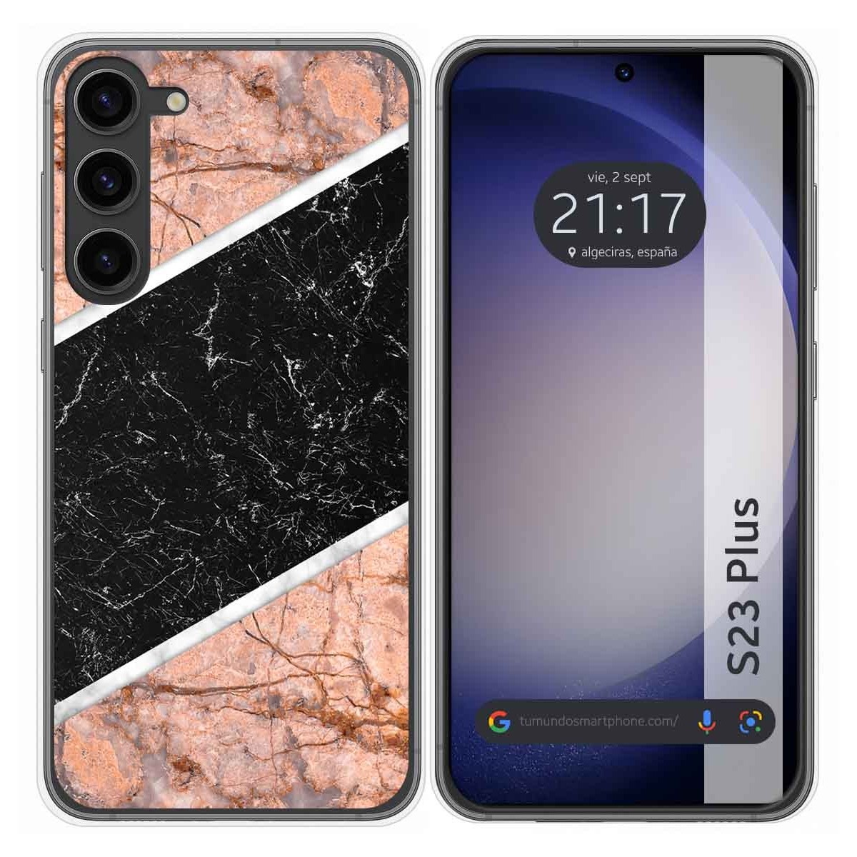 Funda Silicona para Samsung Galaxy S23+ Plus 5G diseño Mármol 07 Dibujos