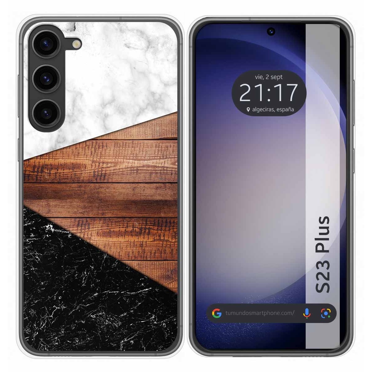 Funda Silicona para Samsung Galaxy S23+ Plus 5G diseño Mármol 11 Dibujos