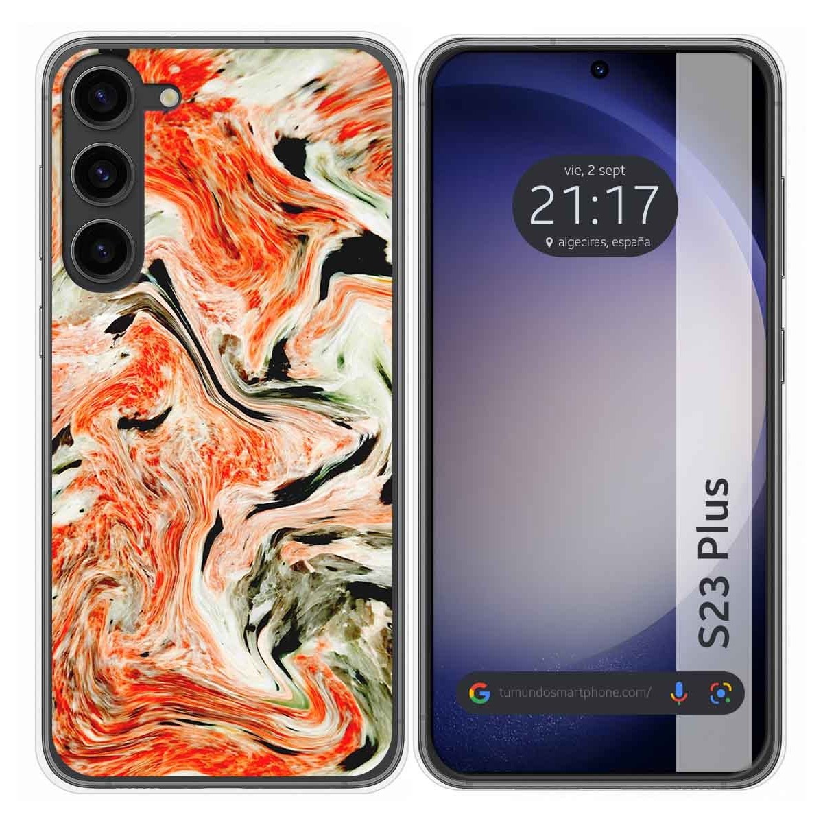 Funda Silicona para Samsung Galaxy S23+ Plus 5G diseño Mármol 12 Dibujos