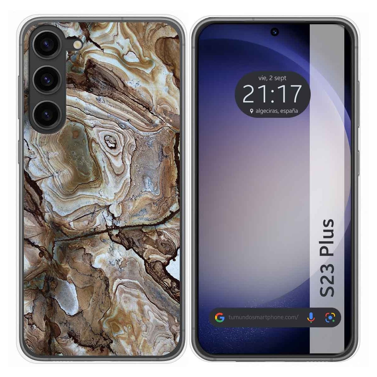 Funda Silicona para Samsung Galaxy S23+ Plus 5G diseño Mármol 14 Dibujos