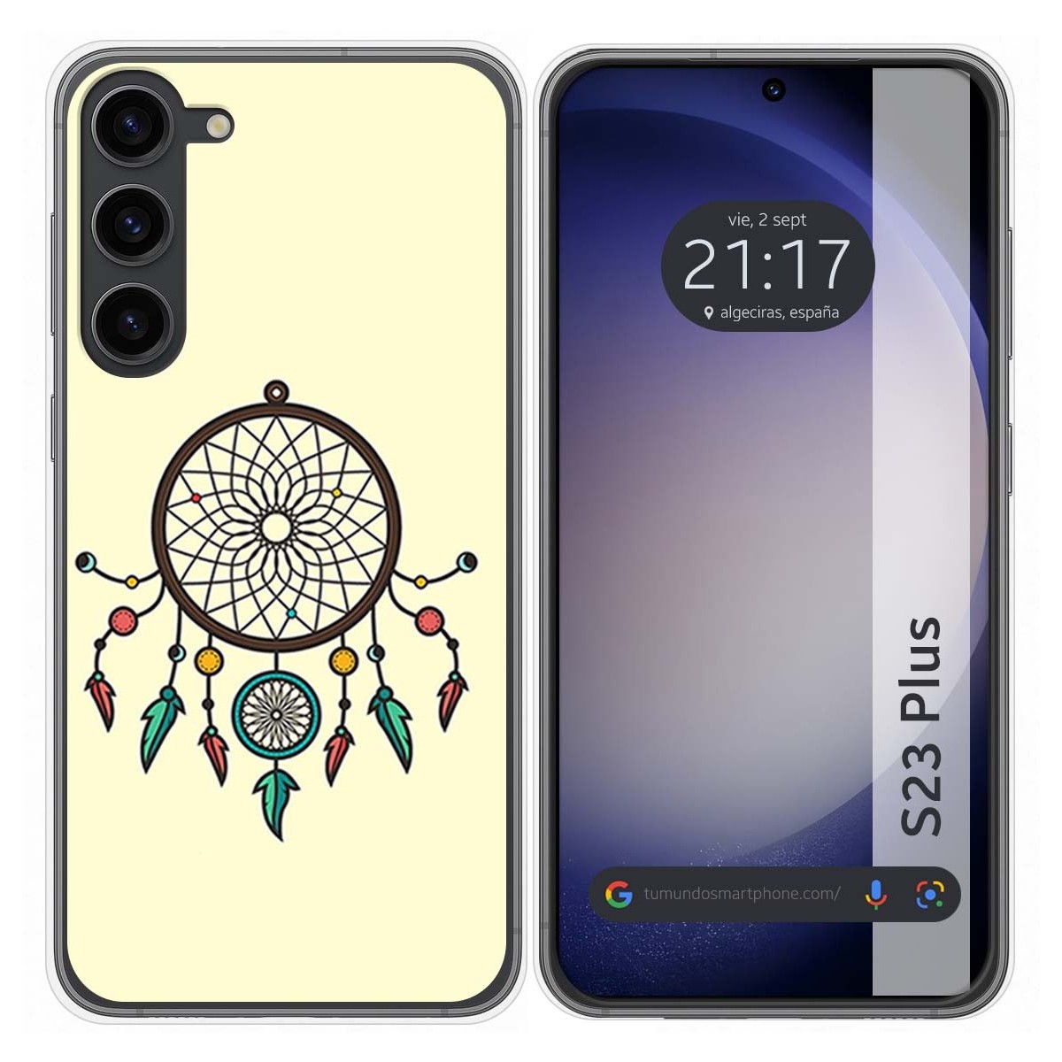 Funda Silicona para Samsung Galaxy S23+ Plus 5G diseño Atrapasueños Dibujos
