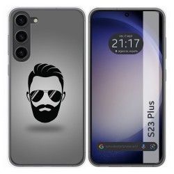 Funda Silicona para Samsung Galaxy S23+ Plus 5G diseño Barba Dibujos