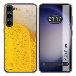 Funda Silicona para Samsung Galaxy S23+ Plus 5G diseño Cerveza Dibujos