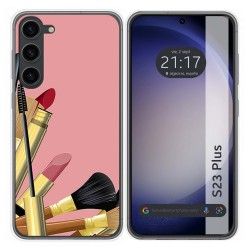 Funda Silicona para Samsung Galaxy S23+ Plus 5G diseño Brochas Dibujos