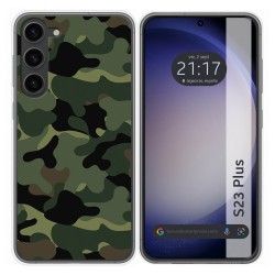 Funda Silicona para Samsung Galaxy S23+ Plus 5G diseño Camuflaje Dibujos