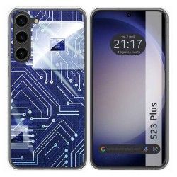 Funda Silicona para Samsung Galaxy S23+ Plus 5G diseño Circuito Dibujos