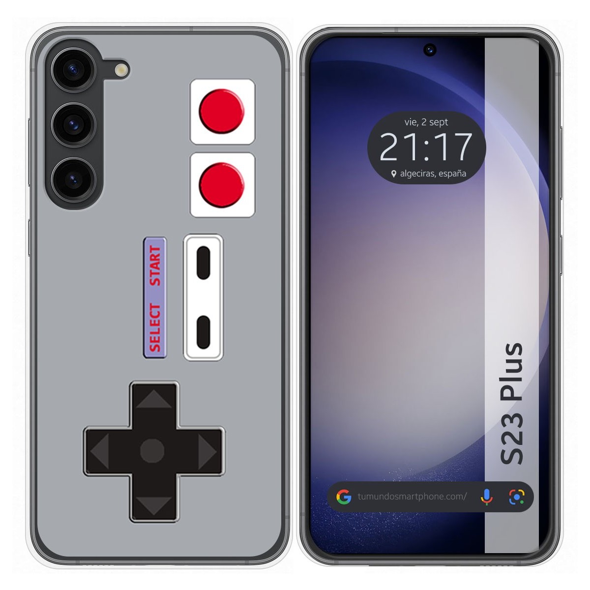 Funda Silicona para Samsung Galaxy S23+ Plus 5G diseño Consola Dibujos