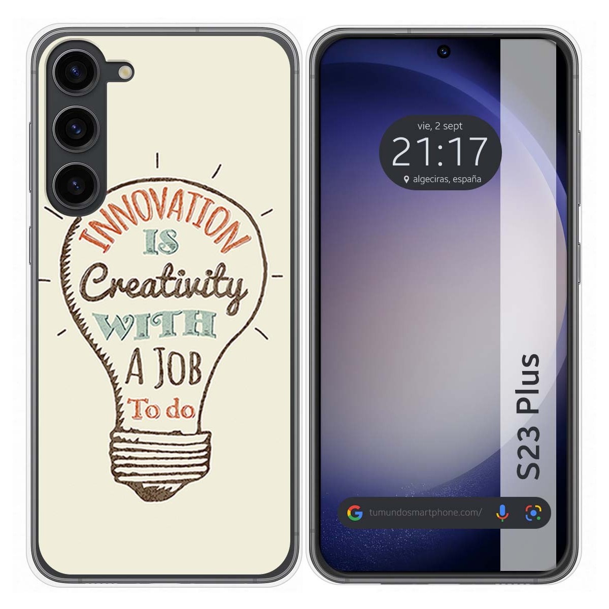 Funda Silicona para Samsung Galaxy S23+ Plus 5G diseño Creativity Dibujos