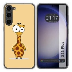 Funda Silicona para Samsung Galaxy S23+ Plus 5G diseño Jirafa Dibujos