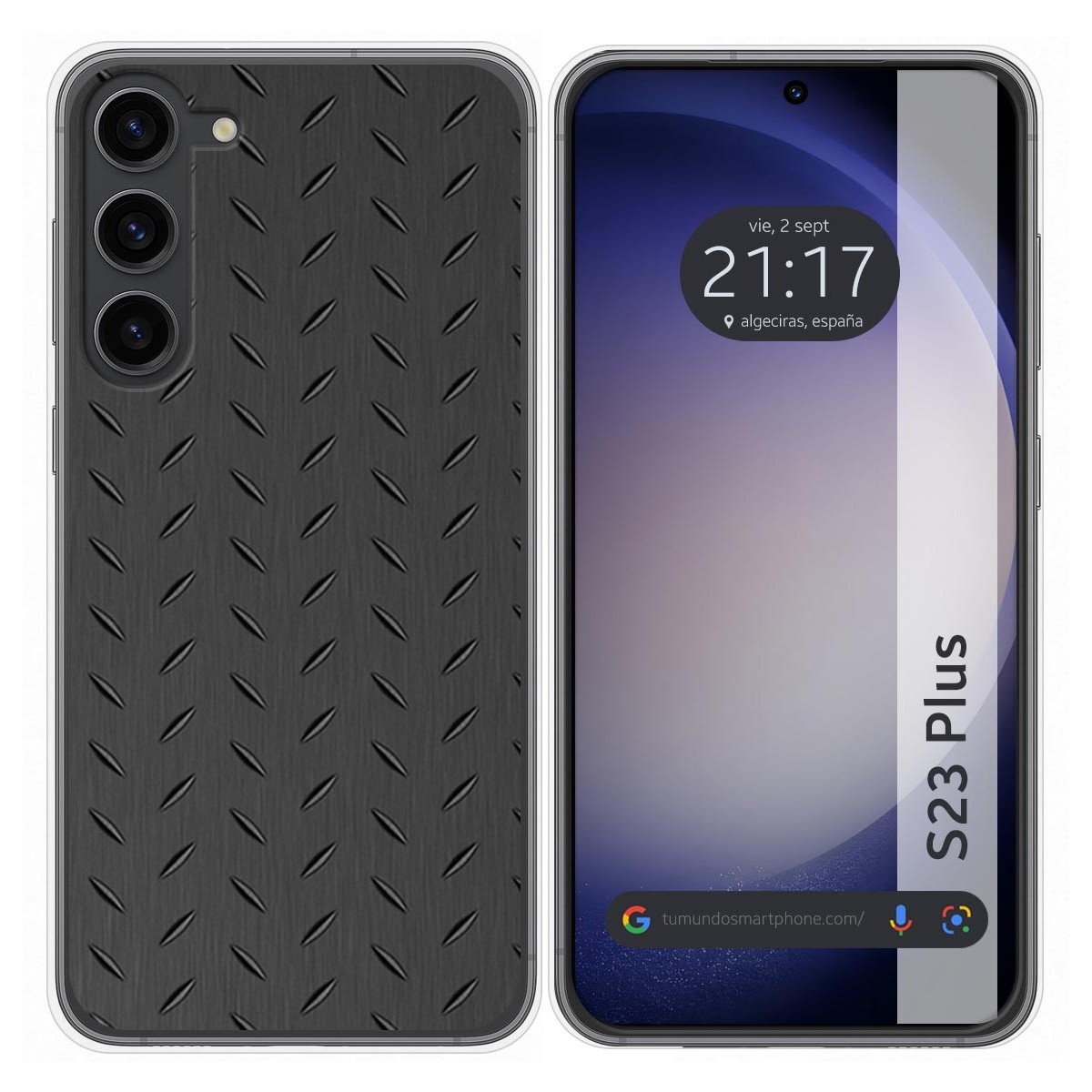 Funda Silicona para Samsung Galaxy S23+ Plus 5G diseño Metal Dibujos