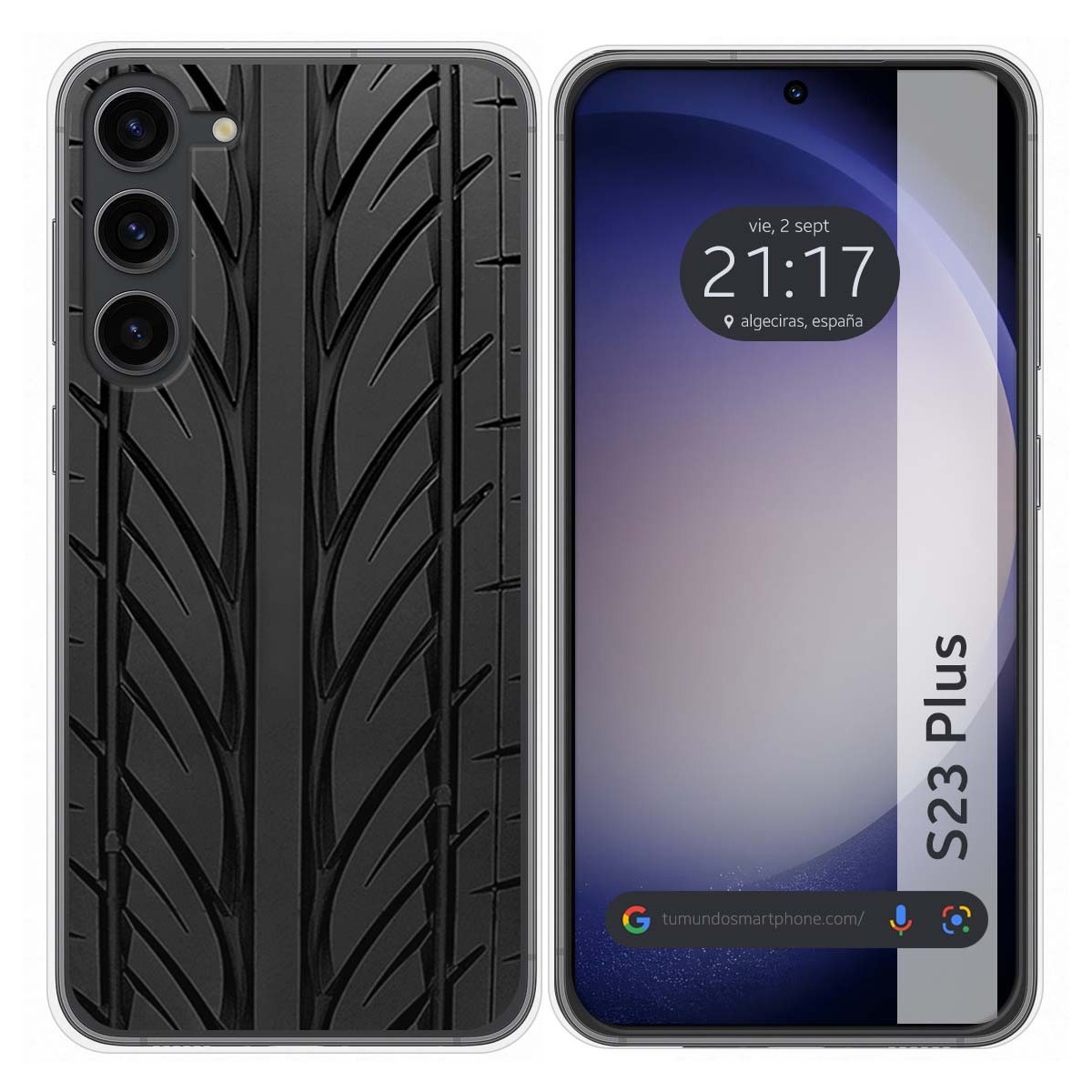 Funda Silicona para Samsung Galaxy S23+ Plus 5G diseño Neumatico Dibujos