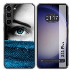 Funda Silicona para Samsung Galaxy S23+ Plus 5G diseño Ojo Dibujos