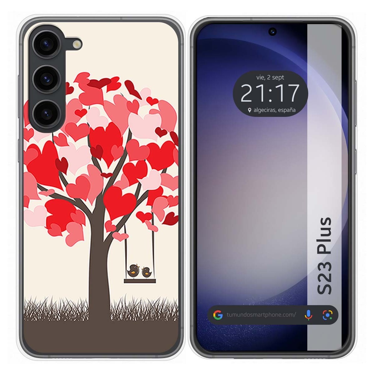 Funda Silicona para Samsung Galaxy S23+ Plus 5G diseño Pajaritos Dibujos