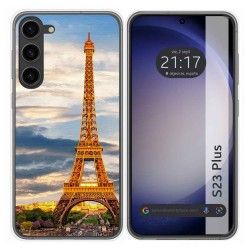 Funda Silicona para Samsung Galaxy S23+ Plus 5G diseño Paris Dibujos