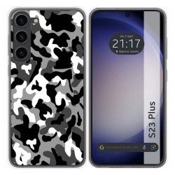 Funda Silicona para Samsung Galaxy S23+ Plus 5G diseño Snow Camuflaje Dibujos