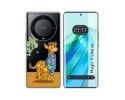 Funda Silicona Transparente para Huawei Honor Magic 5 Lite 5G diseño Jirafa Dibujos