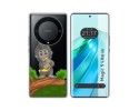 Funda Silicona Transparente para Huawei Honor Magic 5 Lite 5G diseño Mono Dibujos