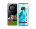 Funda Silicona Transparente para Huawei Honor Magic 5 Lite 5G diseño Panda Dibujos
