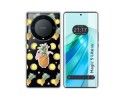 Funda Silicona Transparente para Huawei Honor Magic 5 Lite 5G diseño Piña Dibujos