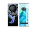 Funda Silicona Transparente para Huawei Honor Magic 5 Lite 5G diseño Plumas Dibujos