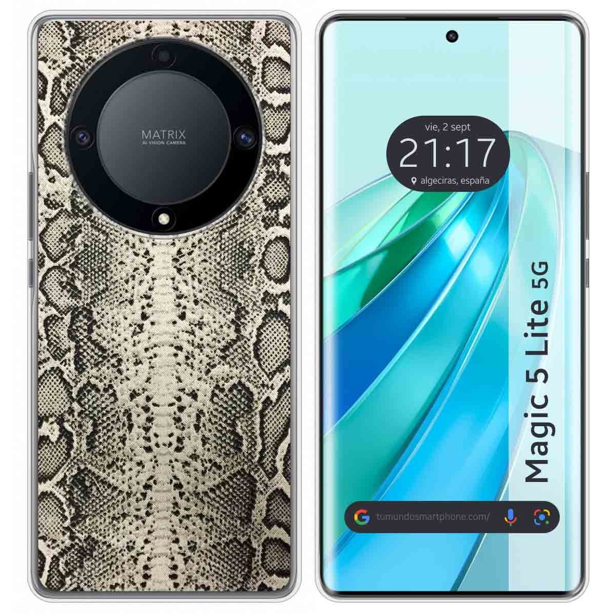 Funda Silicona para Huawei Honor Magic 5 Lite 5G diseño Animal 01 Dibujos