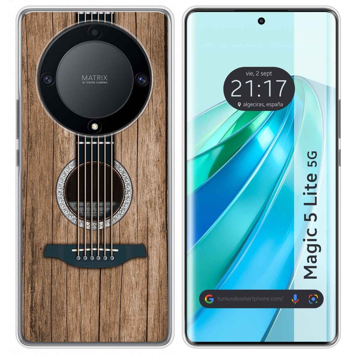 Funda Silicona para Huawei Honor Magic 5 Lite 5G diseño Madera 11 Dibujos