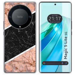 Funda Silicona para Huawei Honor Magic 5 Lite 5G diseño Mármol 07 Dibujos