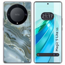 Funda Silicona para Huawei Honor Magic 5 Lite 5G diseño Mármol 09 Dibujos