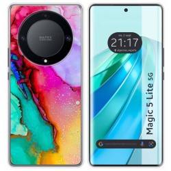 Funda Silicona para Huawei Honor Magic 5 Lite 5G diseño Mármol 15 Dibujos
