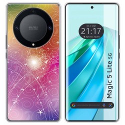 Funda Silicona para Huawei Honor Magic 5 Lite 5G diseño Abstracto Dibujos