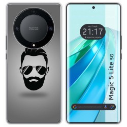 Funda Silicona para Huawei Honor Magic 5 Lite 5G diseño Barba Dibujos