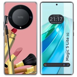 Funda Silicona para Huawei Honor Magic 5 Lite 5G diseño Brochas Dibujos