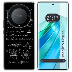 Funda Silicona para Huawei Honor Magic 5 Lite 5G diseño Formulas Dibujos