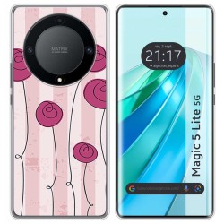 Funda Silicona para Huawei Honor Magic 5 Lite 5G diseño Flores Vintage Dibujos
