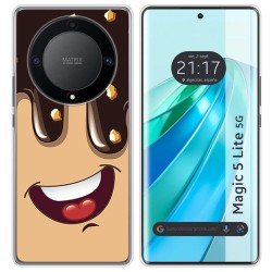 Funda Silicona para Huawei Honor Magic 5 Lite 5G diseño Helado Chocolate Dibujos