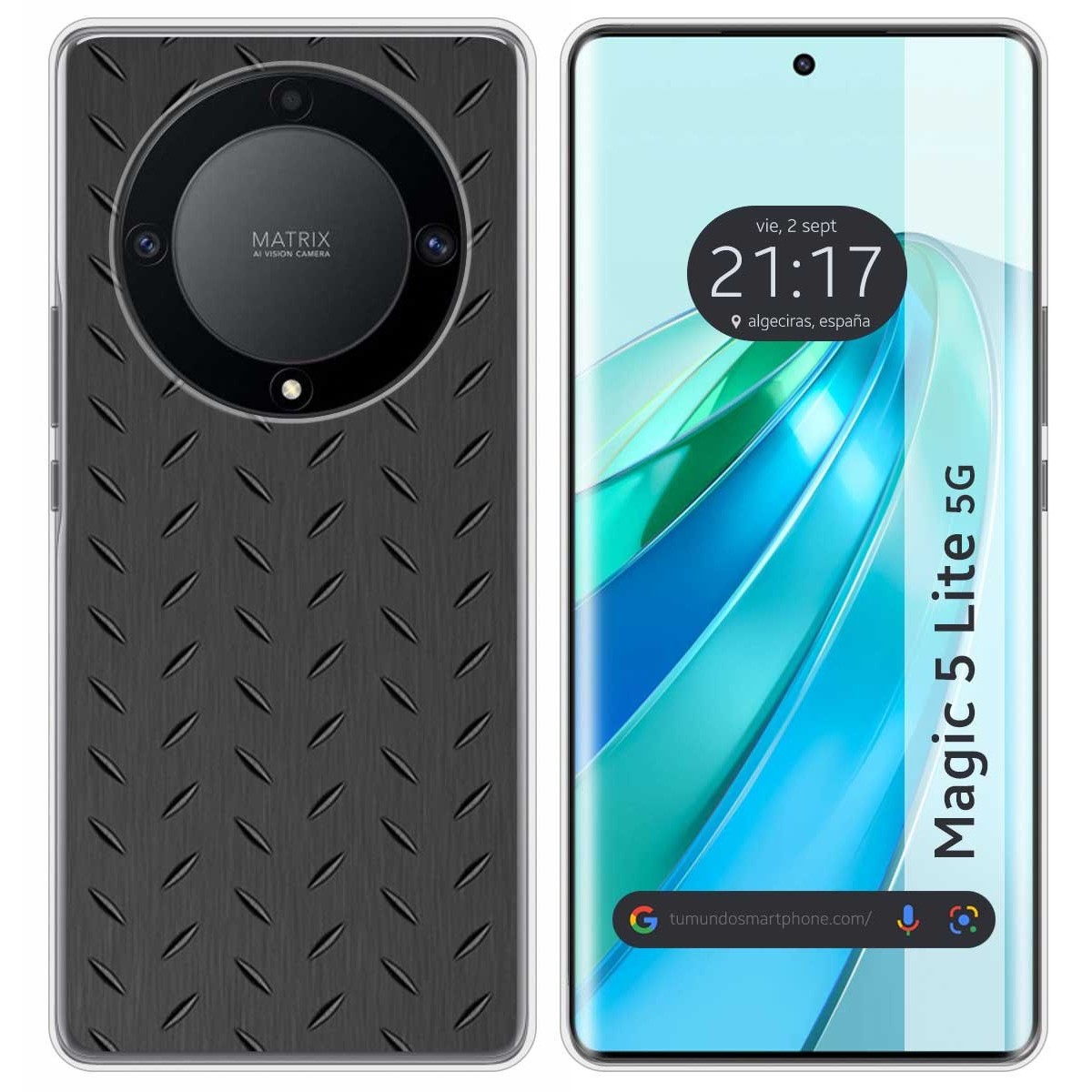 Funda Silicona para Huawei Honor Magic 5 Lite 5G diseño Metal Dibujos