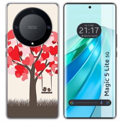 Funda Silicona para Huawei Honor Magic 5 Lite 5G diseño Pajaritos Dibujos