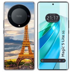 Funda Silicona para Huawei Honor Magic 5 Lite 5G diseño Paris Dibujos