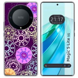 Funda Silicona para Huawei Honor Magic 5 Lite 5G diseño Radial Dibujos