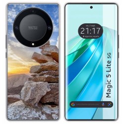 Funda Silicona para Huawei Honor Magic 5 Lite 5G diseño Sunset Dibujos