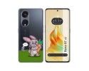 Funda Silicona Transparente para Oppo Reno 8T 4G diseño Conejo Dibujos