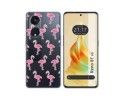 Funda Silicona Transparente para Oppo Reno 8T 4G diseño Flamenco Dibujos