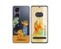 Funda Silicona Transparente para Oppo Reno 8T 4G diseño Jirafa Dibujos