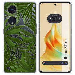 Funda Silicona Transparente para Oppo Reno 8T 4G diseño Jungla Dibujos