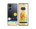 Funda Silicona Transparente para Oppo Reno 8T 4G diseño Playa Dibujos