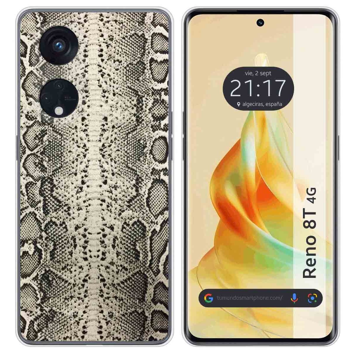 Funda Silicona para Oppo Reno 8T 4G diseño Animal 01 Dibujos