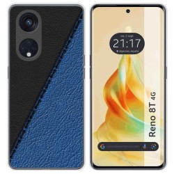 Funda Silicona para Oppo Reno 8T 4G diseño Cuero 02 Dibujos