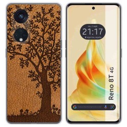 Funda Silicona para Oppo Reno 8T 4G diseño Cuero 03 Dibujos